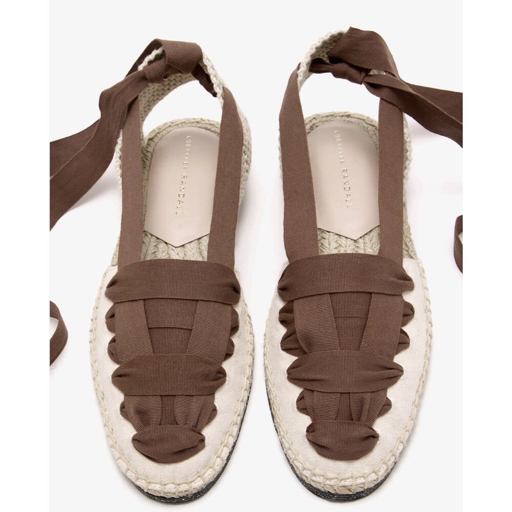 loeffler randall wilson lace up espadrille Brown Size:6 $295